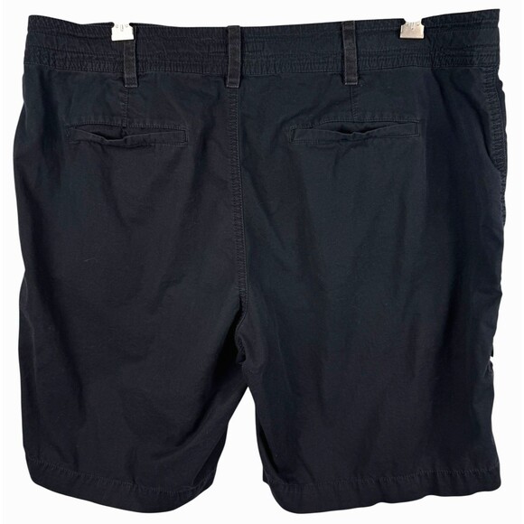 Lauren Ralph Lauren Black Shorts Size 14 Drawstring Cargo 100% Cotton - Picture 3 of 10